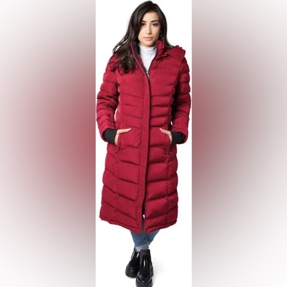 ELORA, beautiful puffer red jacket - Picture 1 of 9